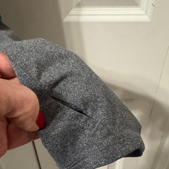 All in Motion Charcoal Long Sleeve Exercise or Layering Tee - Picture 3 of 6